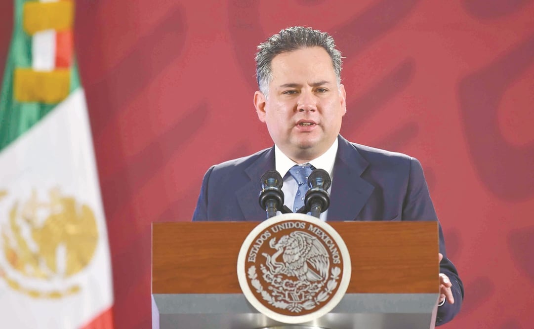 Santiago Nieto, titular de la UIF, informó sobre Los Maléficos el pasado 21 de julio. Foto: Archivo. El Universal