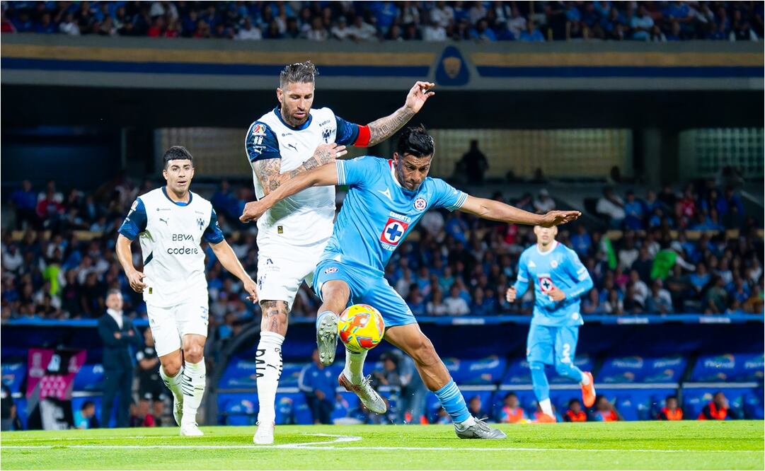 FOTO: IMAGO7 - Cruz Azul empate ante Rayados de Monterrey; Sergio Ramos volvió a marcar