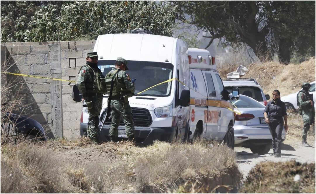 Fosa clandestina en Mexicaltzingo, Edomex. Fotos: Jorge Alvarado