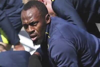 Usain Bolt ya entrenó con su equipo de futbol