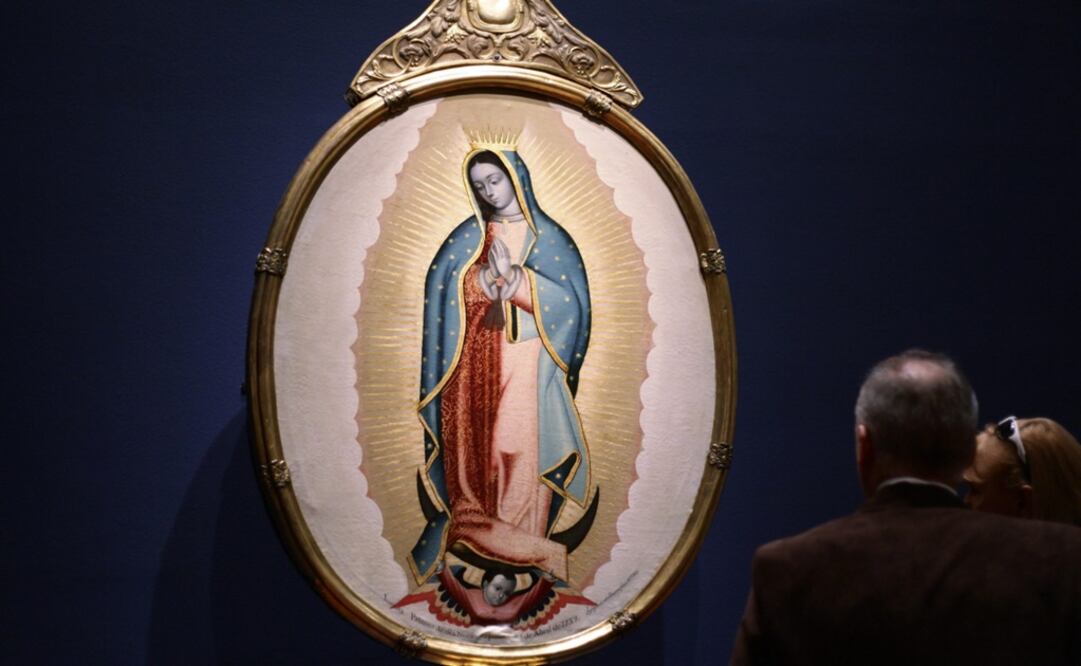 "Virgen de Guadalupe" painting by Miguel Cabrera – Photo: Sáshenka Gutiérrez/EFE