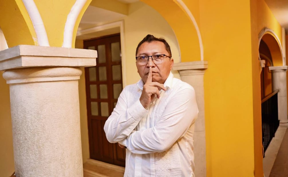 Edwin David Trejo es el abogado defensor del exrector de la UACam, José Alberto Abud, a quien le sembraron droga. Foto: Valente Rosas / EL UNIVERSAL