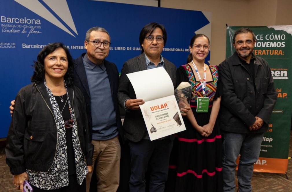 Enrique Escalona, escritor en la FIL Guadalajara.
Foto: Hugo Salvador / EL UNIVERSAL