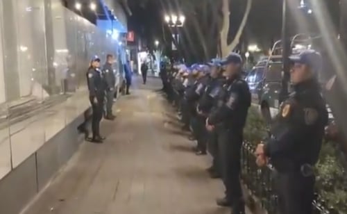 Cuauhtémoc mantiene operativo en Niza; Policía Auxiliar resguardará la zona para impedir regreso del ambulantaje