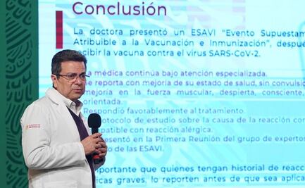 Reacción alérgica a vacuna de Pfizer provocó que doctora fuera hospitalizada: IMSS