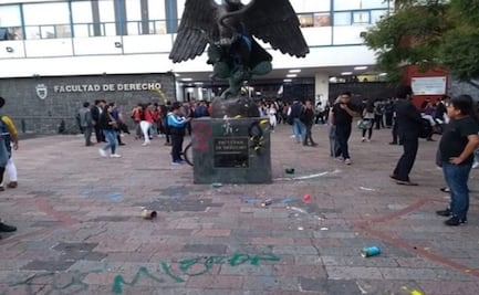 Facultad de Derecho suspende clases tras protesta contra acoso y violencia