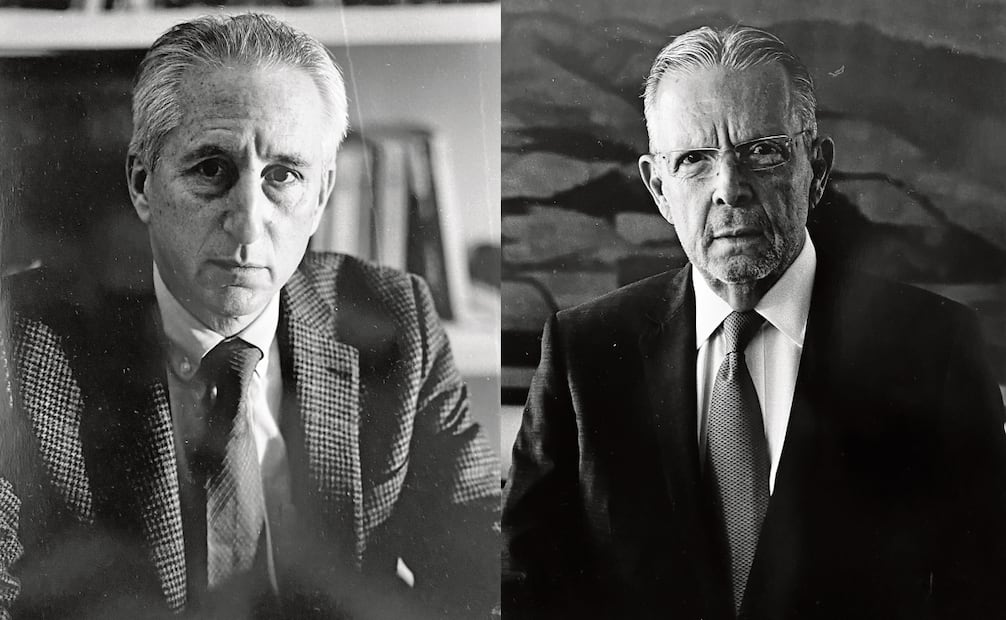 Retratos de Joaquín Diez-Canedo hijo, y José Carreño Carlón. Fotos: Paulina Lavista