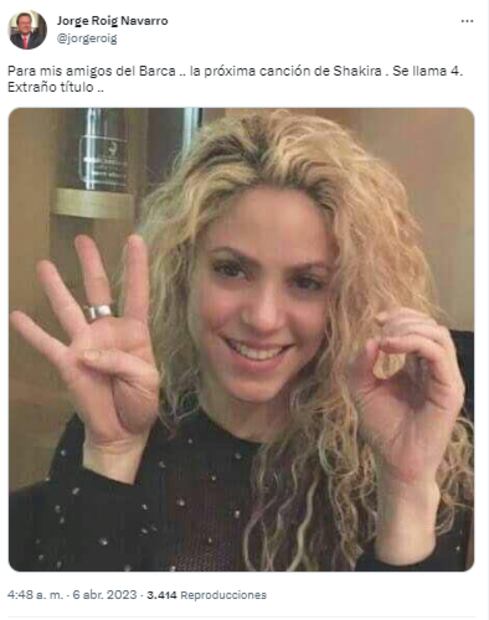 Tuit publicado a propósito del partido entre el Real Madrid y Barcelona