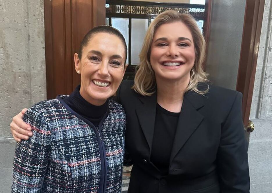 La gobernadora de Chihuahua, Maru Campos Galván y la presidenta Claudia Sheinbaum Pardo. Foto: Especial