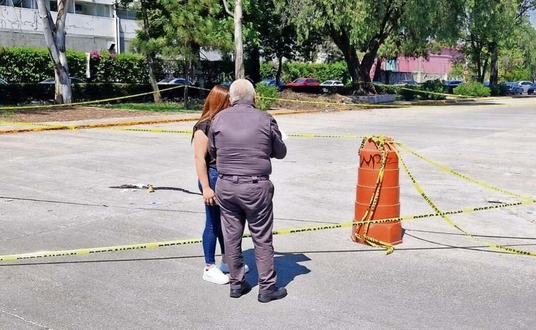 Investigan accidente en estacionamiento de FES Acatlán. (14/03/2025) Foto: Especial