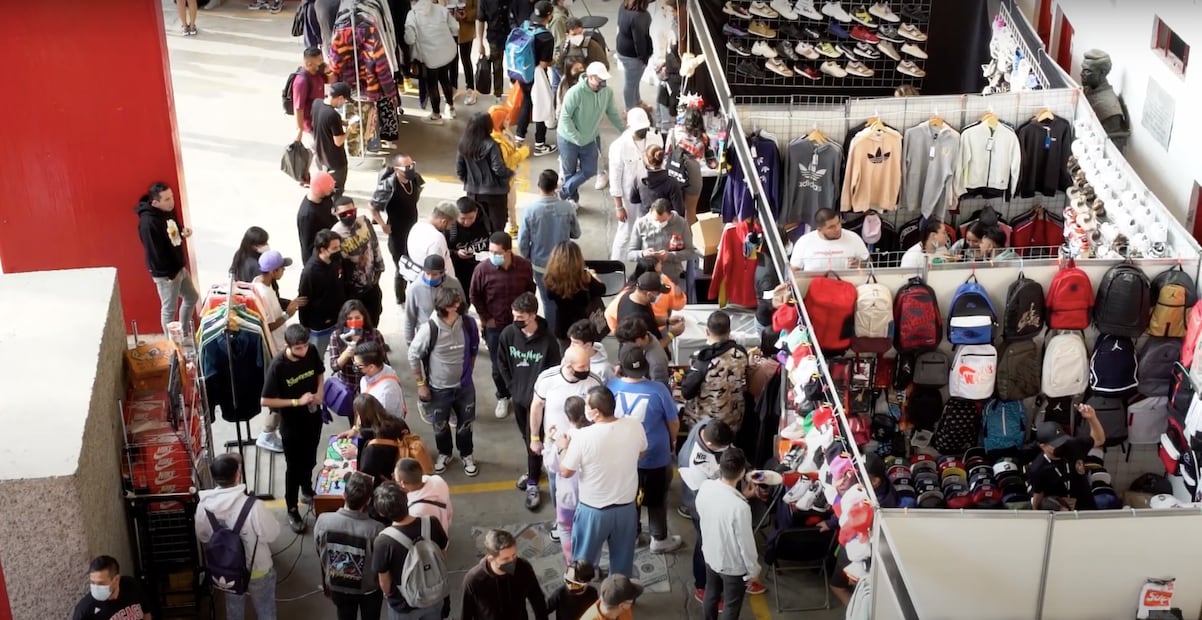 El Frontón Bucareli se transforma en un espacio festivo lleno de estilo y cultura urbana.
Foto: Cortesía