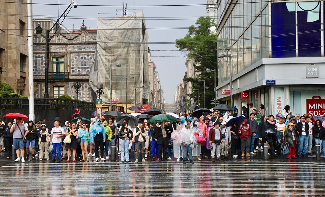 Lluvias en la Ciudad de México.
Foto: Valente Rosas