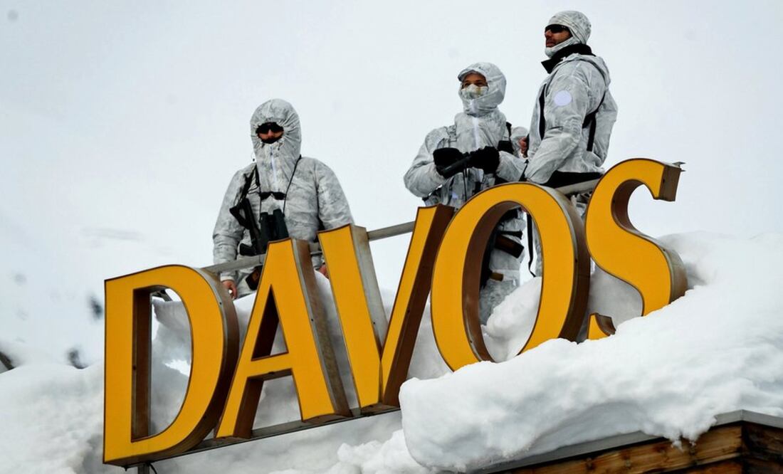 La seguridad es estricta durante el Foro de Davos (Foto: Getty Images)