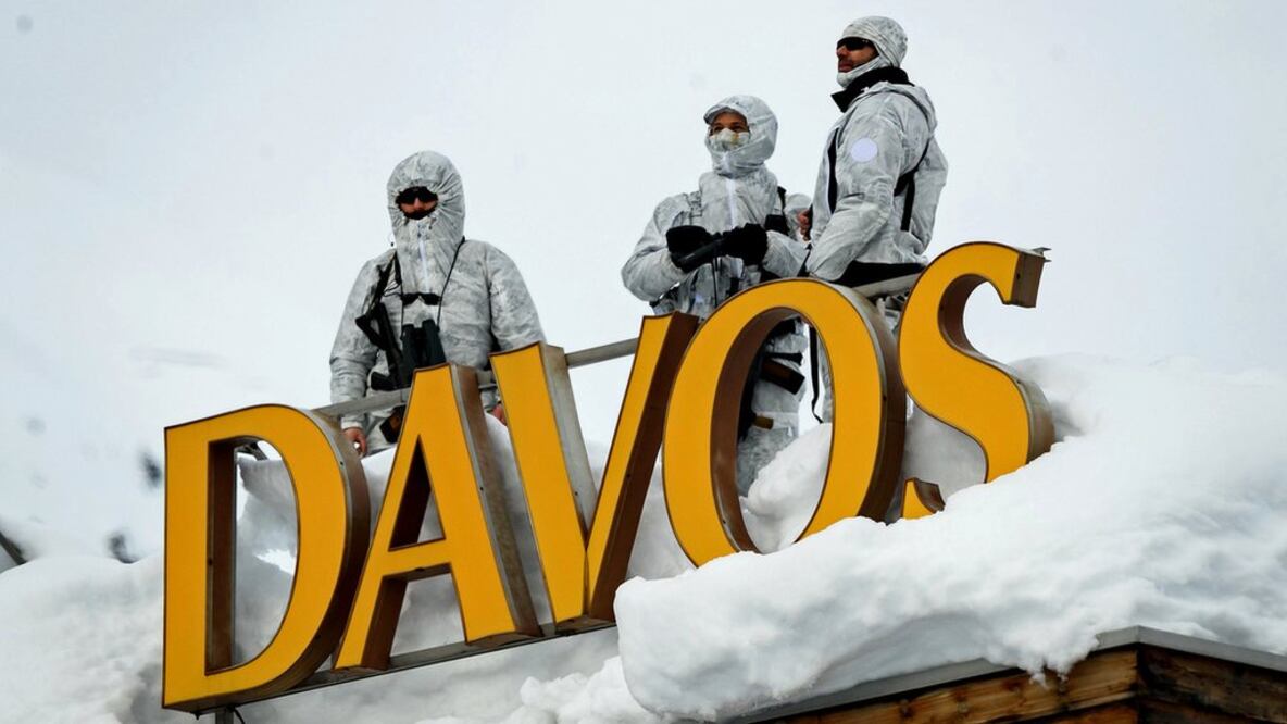 La seguridad es estricta durante el Foro de Davos (Foto: Getty Images)