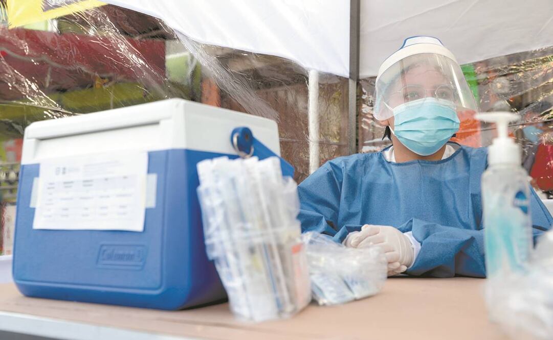 Al principio de la pandemia se realizaban 657 pruebas de coronavirus al día. Foto: ARCHIVO EL UNIVERSAL