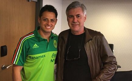 Ancelotti visita a 'Chicharito' en Vancouver