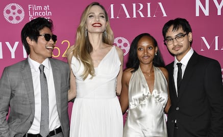 Angelina Jolie brilla en el Festival de Cine de Nueva York junto a sus hijos 