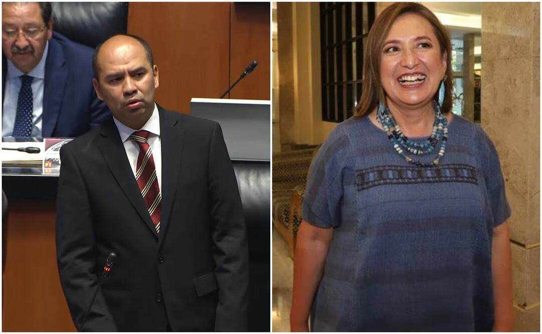 Diputado Alejandro Robles Gómez acusa a Xóchitl Gálvez, aspirante a la candidatura presidencial del Frente Amplio por México. Foto: Youtube/Archivo EL UNIVERSAL