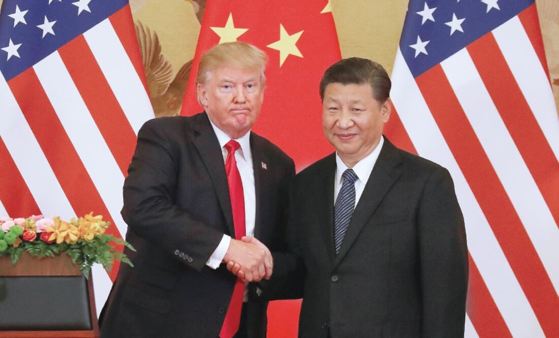 El presidente de Estados Unidos, Donald Trump y su homólogo de China, Xi Jinping. Foto: Archivo / Agencias