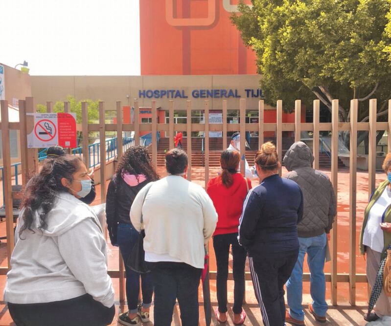 La Secretaría de Salud en Baja California decidió que cada caso diagnosticado como neumonía atípica se considere sospechoso de Covid-19. Foto: GABRIELA MARTÍNEZ. EL UNIVERSAL