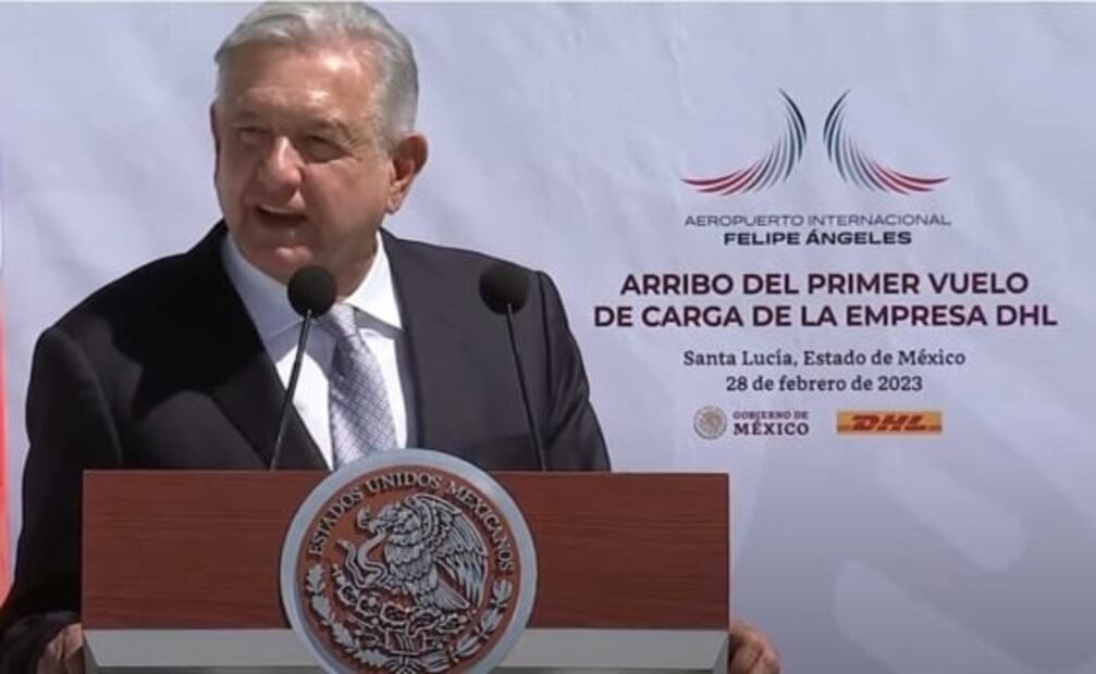 Llega al AIFA el primer vuelo de carga de la empresa DHL