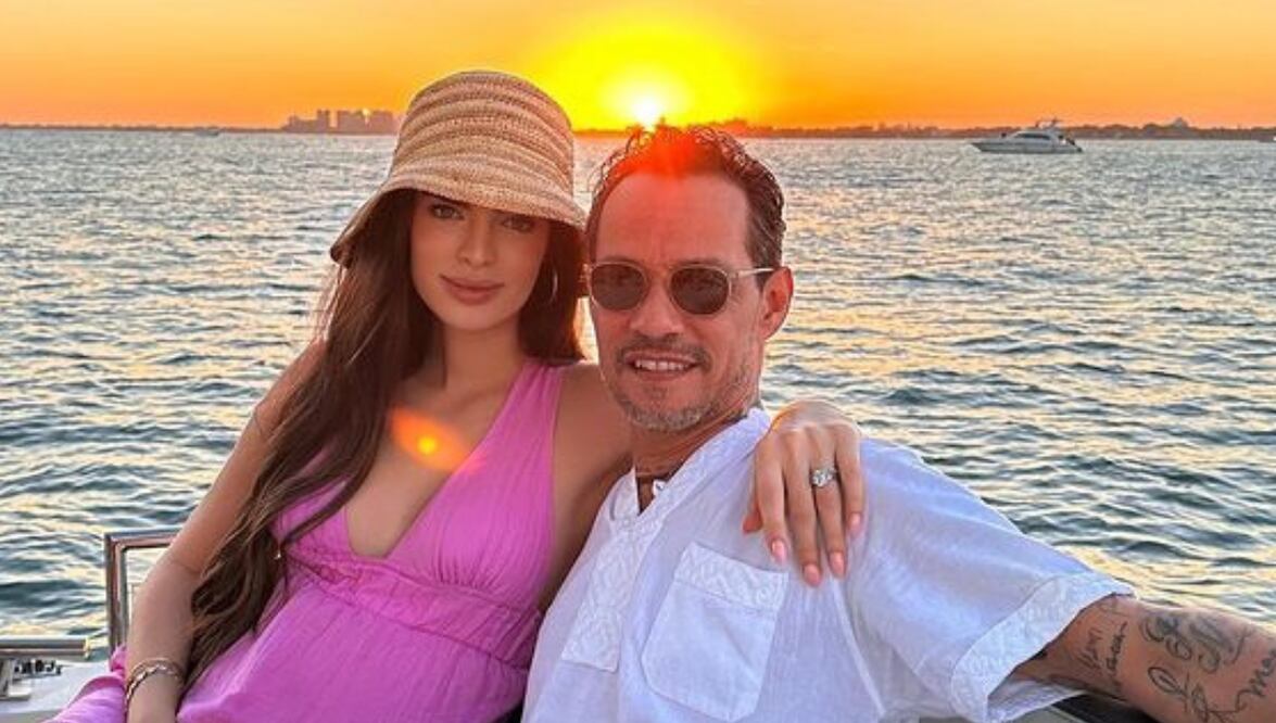 Marc Anthony se convirtió en padre junto a su esposa, la modelo, Nadia Ferreira. Foto: Instagram