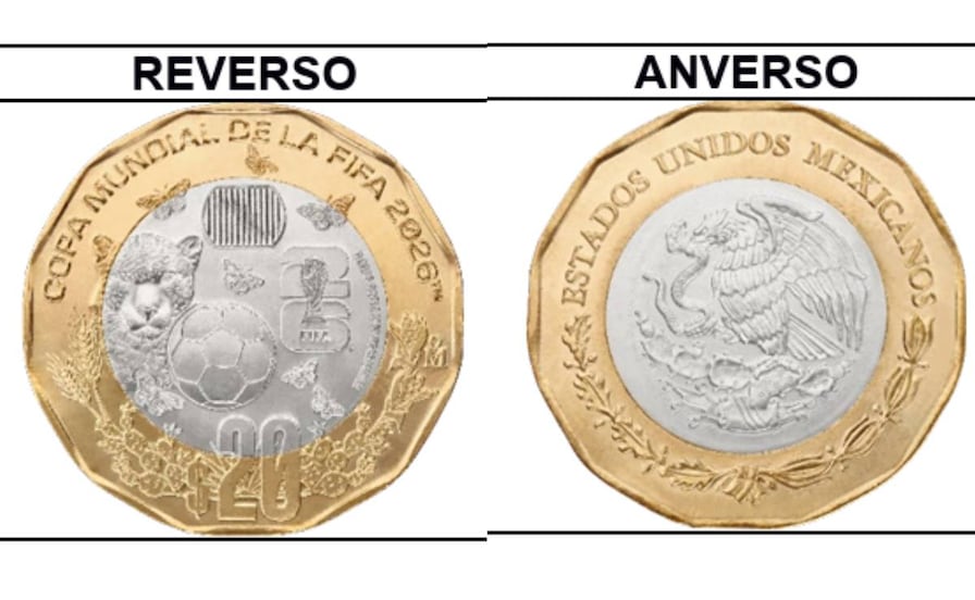 Banxico lanza 12 monedas conmemorativas del Mundial 2026