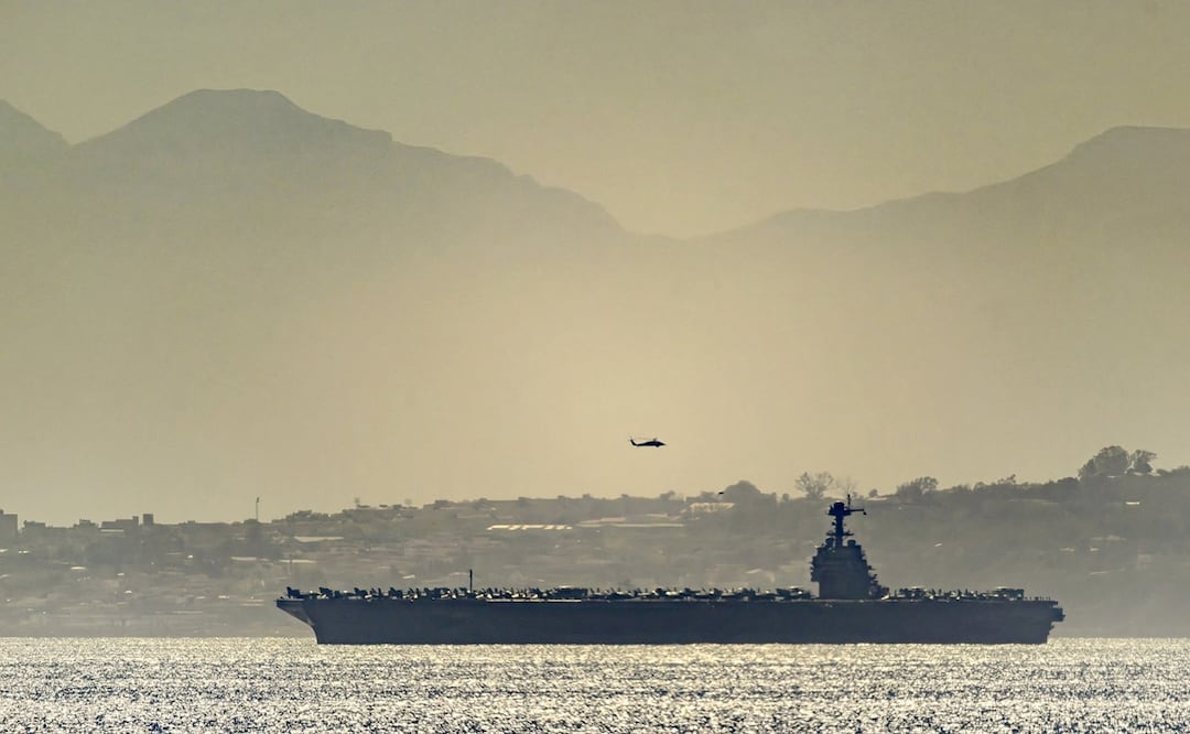 El USS Gerald R. Ford-Mediterráneo Foto: AFP