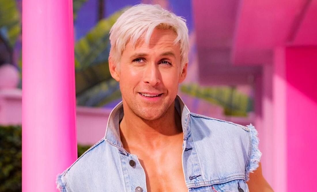 Ryan Gosling como Ken para la película de Barbie. Foto: Twitter @barbiethemovie