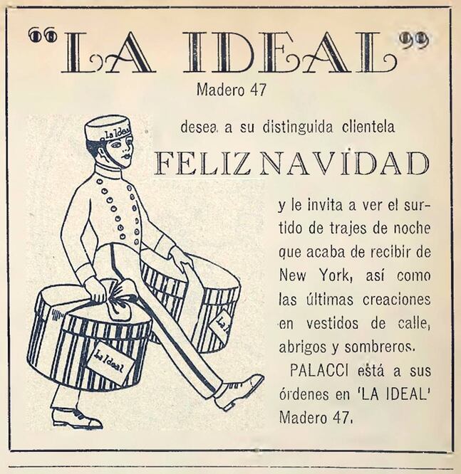 Mientras que hoy quienes regalen -o deseen que les regalen- ropa piensen en lo económico, lo práctico o quizá en ciertas marcas o plazas comerciales, en los años treinta los anuncios ofrecían ropa traída desde Nueva York hasta el Centro Histórico de la CDMX. Hemeroteca EL UNIVERSAL.