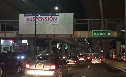 Suspenden espectaculares en puentes peatonales de Periférico
