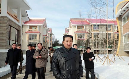 Kim Jong-un, líder de Norcorea, reaparece en condominios en construcción