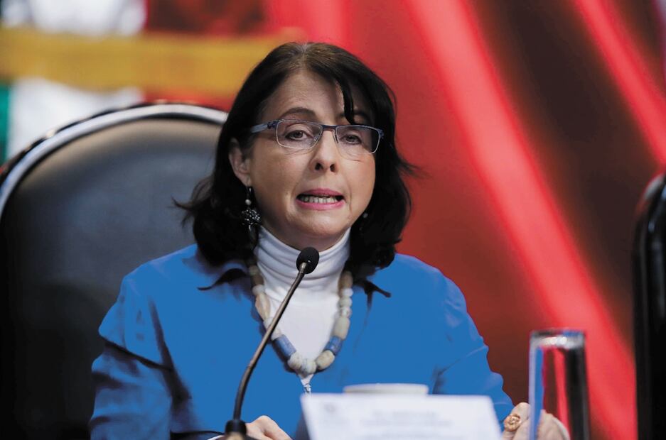 Elena Álvarez-Buylla, directora del Conacyt, acudió a la Cámara de Diputados para presentar una iniciativa ante las comisiones unidas de Ciencia y Tecnología, y la de Educación.
Foto: EL UNIVERSAL / Diego Simón Sánchez