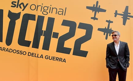 Clooney presenta en Italia "Catch-22"