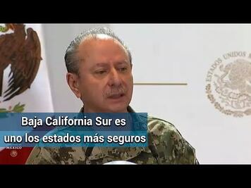 Reconoce secretario de Marina bajos índices delictivos en BCS