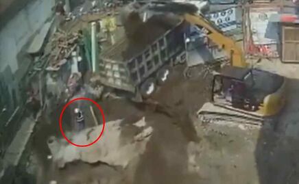 VIDEO. Así ocurrió el derrumbe en construcción de la Cuauhtémoc que sepultó a trabajadores