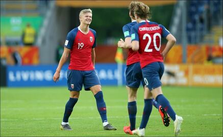 Histórica goleada 12-0 de Noruega a Honduras con 9 goles de Haland