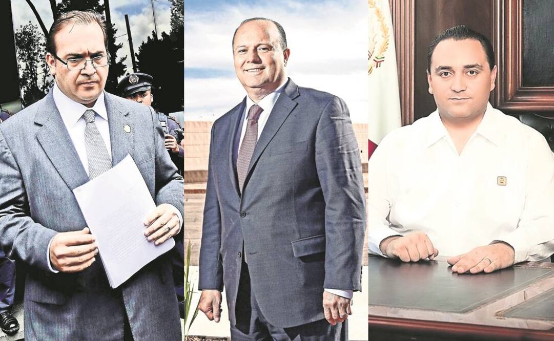 JAVIER DUARTE Gobernador de Veracruz (25 de septiembre de 2016), CÉSAR DUARTE Gobernador de Chihuahua (10 de agosto de 2016), ROBERTO BORGE Ex gobernador de QR (7 de septiembre de 2015)