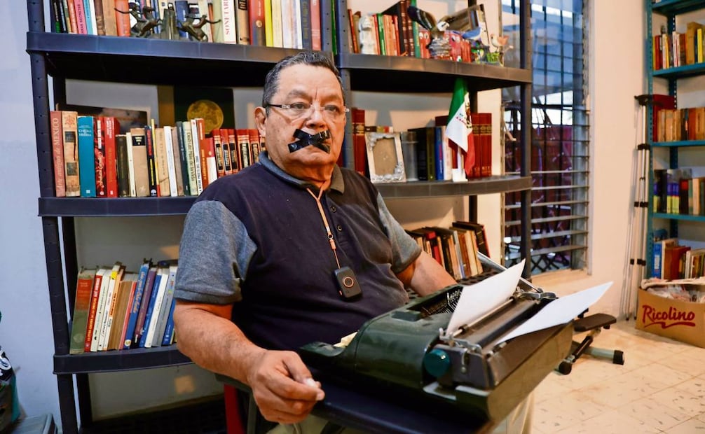 Enrique Pastor cuenta que el gobierno del estado lo considera un personaje nefasto y lo acusa de ser su enemigo, un riesgo para la sociedad. Foto: Valente Rosas / EL UNIVERSAL