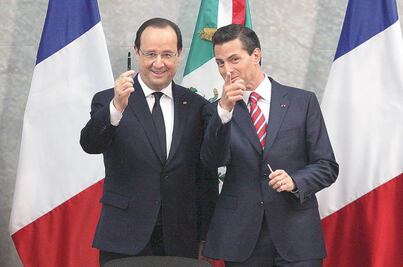 EPN busca reforzar colaboración con país galo