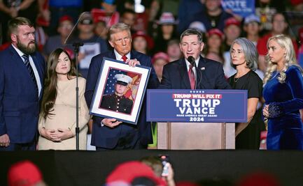 Recurre Trump en campaña al asesinato de marine