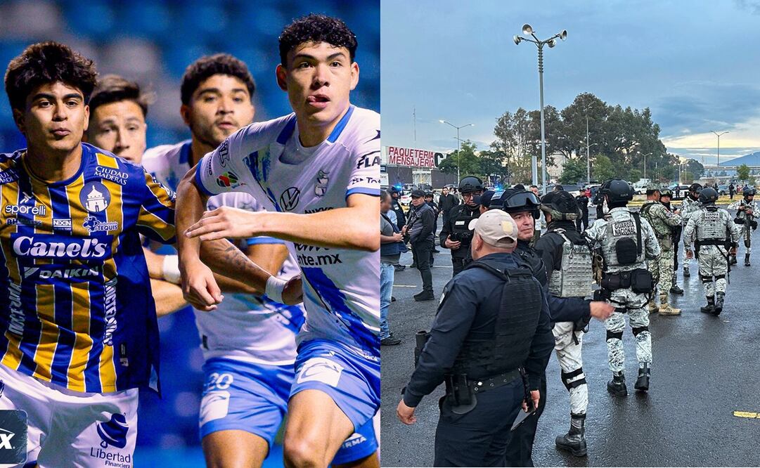 Partido de Puebla se retrasa, tras riña en el Estadio Cuauhtémoc - Fotos: @ClubPueblaMX y @SSPGobPue en X