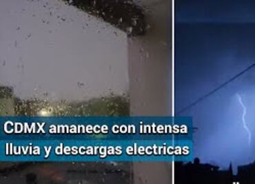 Así se vieron los rayos que iluminaron la CDMX