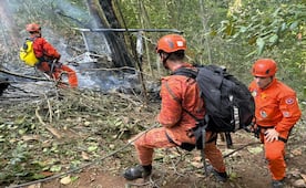 Helicóptero se estrella en área boscosa de Río de Janeiro; mueren 4 personas