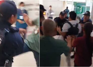VIDEO: Detienen a hombre por pelea entre policías y personal del IMSS de Guadalajara