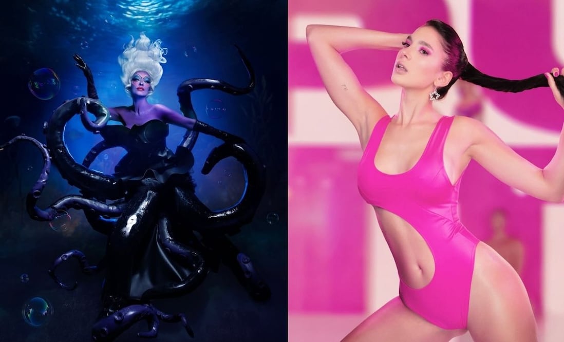 Ary Tenorio y Martha Debayle lucieron caracterizaciones de impacto. Fotos: Instagram @marthadebayle / @arianny.tenorio