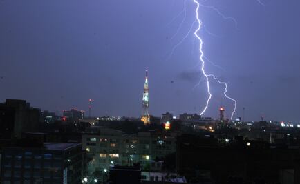 Se prevén tormentas eléctricas en el Valle de México 
