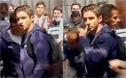 Isaác Brizuela se engancha con aficionado de las Chivas y lo calla