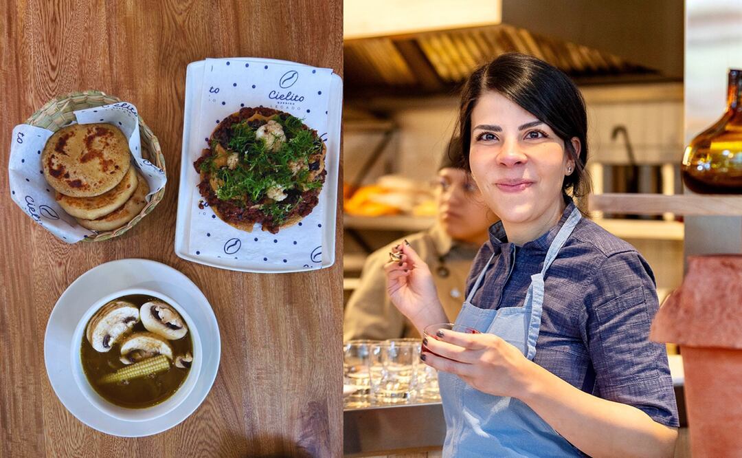 La chef Gaby Ruiz, destaca con su nuevo menú en Cielito Querido Legado. Foro: Alan Nájera / El Universal