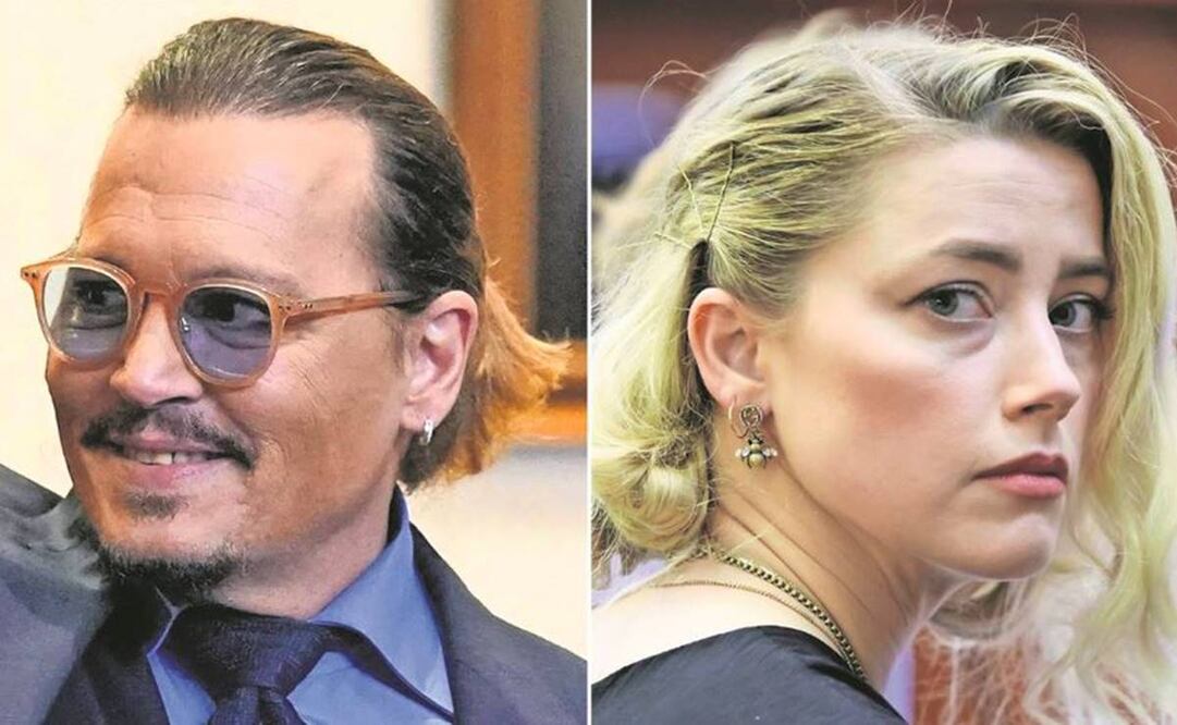 Amber Herad y Johnny Deep. Foto: Archivo/EL UNIVERSAL.